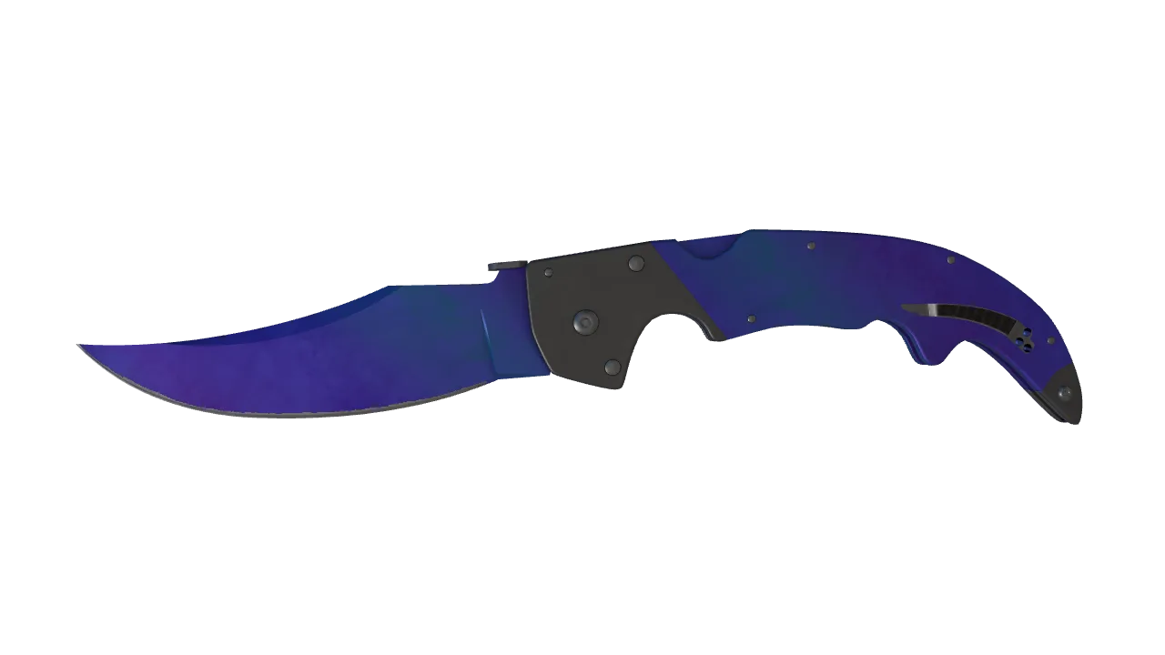 Falchion Knife | Doppler (Sapphire) seed #613, front