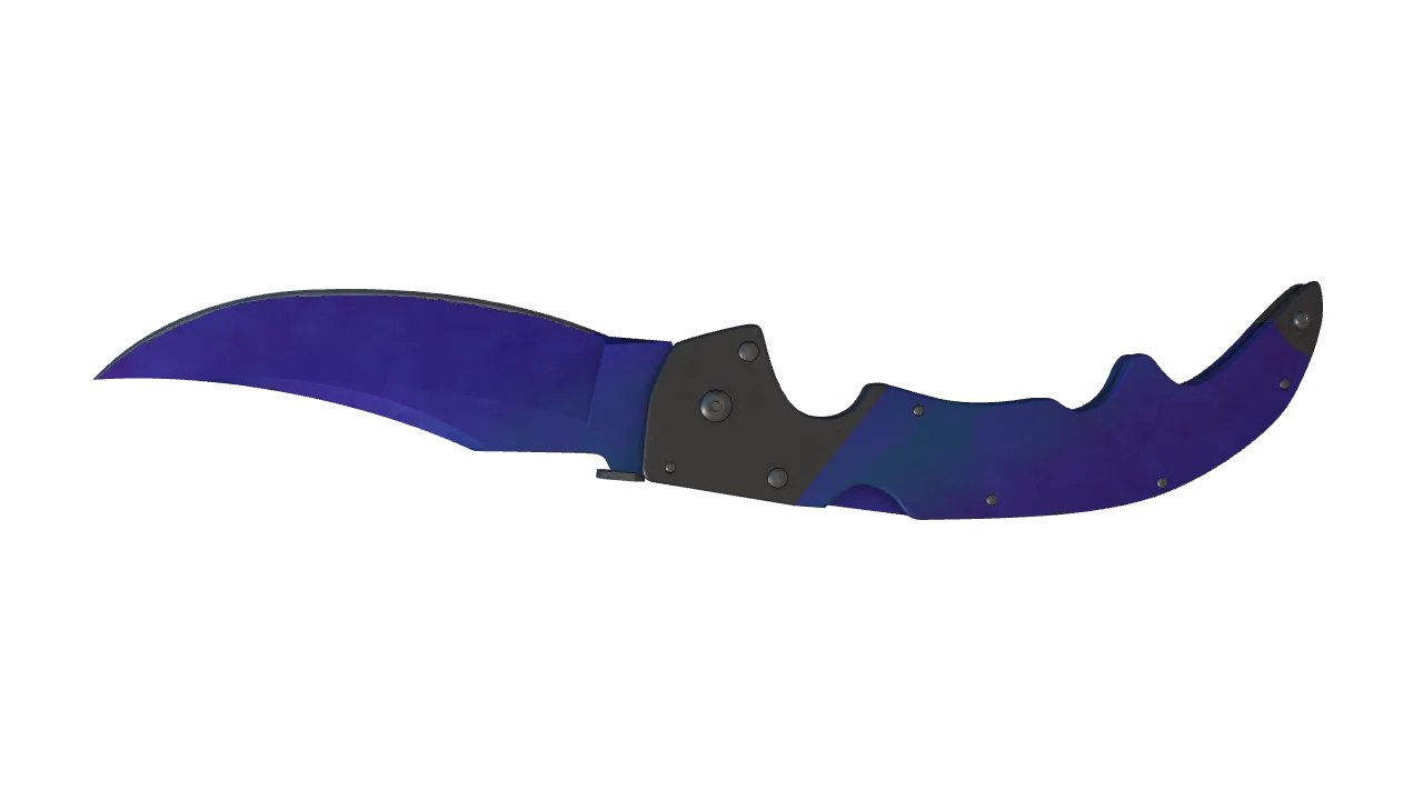 Falchion Knife | Doppler (Sapphire) seed #620, back
