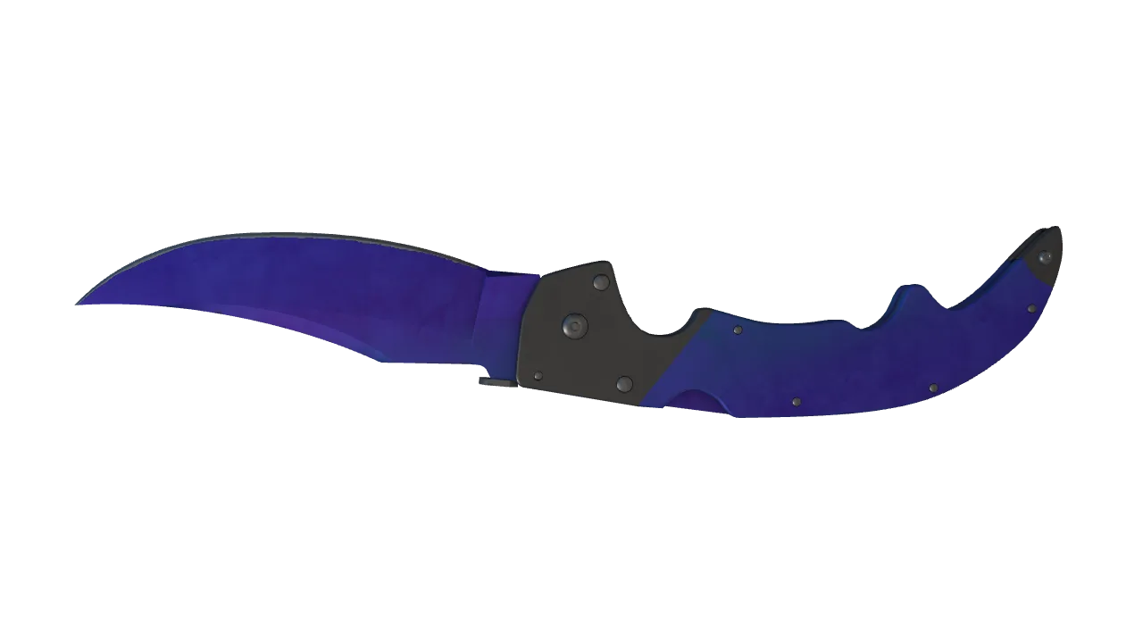 Falchion Knife | Doppler (Sapphire) seed #660, back