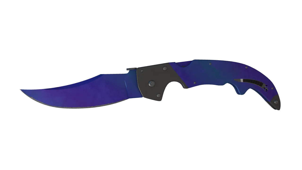 Falchion Knife | Doppler (Sapphire) seed #662, front