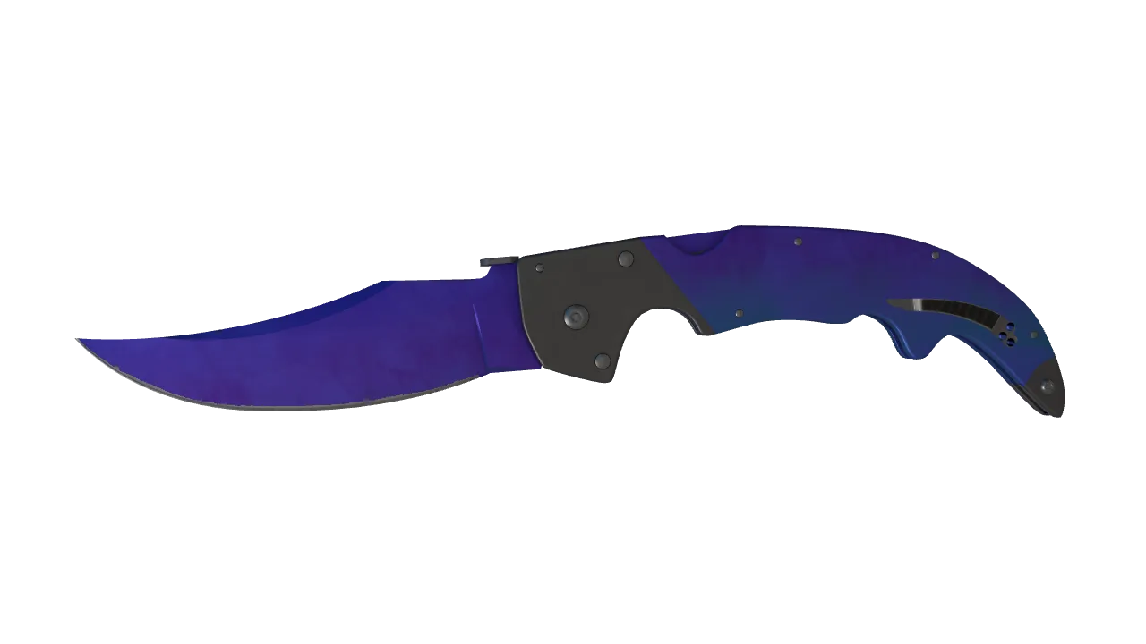Falchion Knife | Doppler (Sapphire) seed #669, front