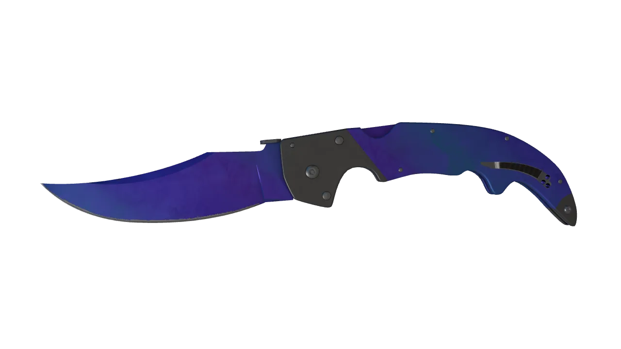 Falchion Knife | Doppler (Sapphire) seed #68, front