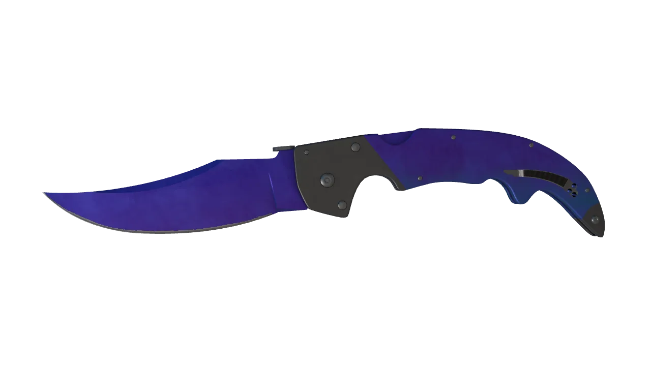 Falchion Knife | Doppler (Sapphire) seed #681, front