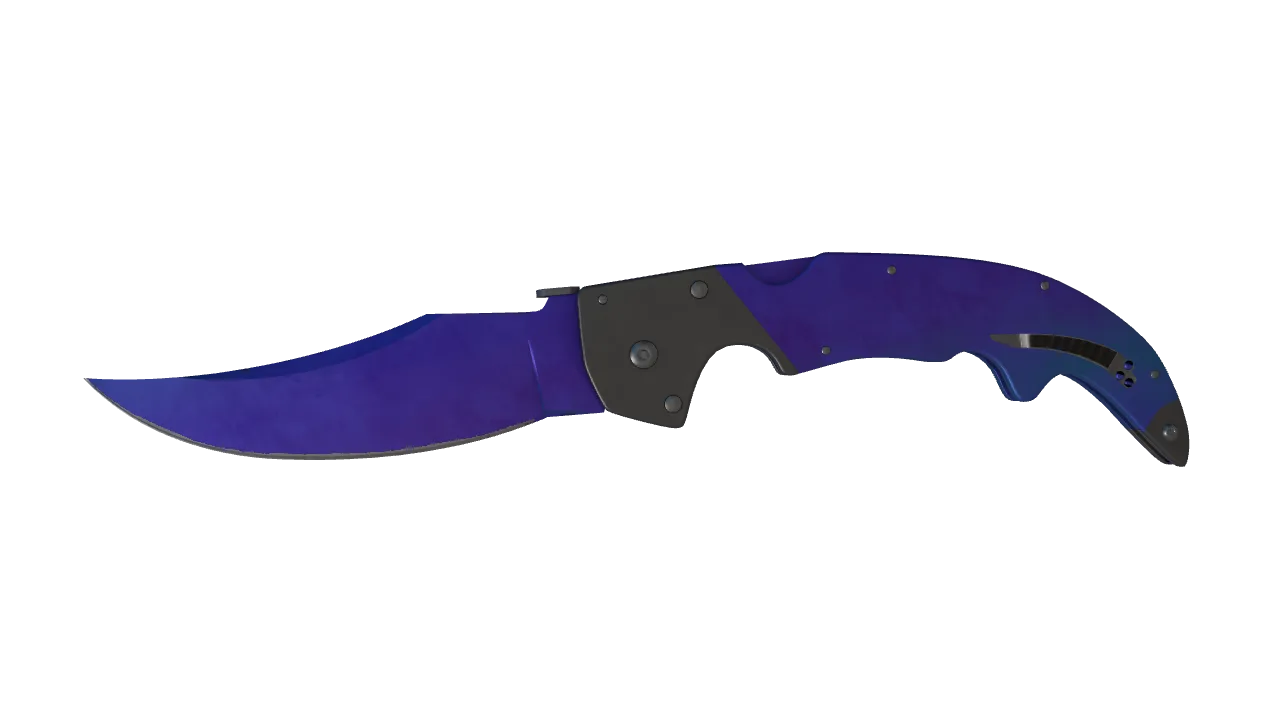 Falchion Knife | Doppler (Sapphire) seed #721, front