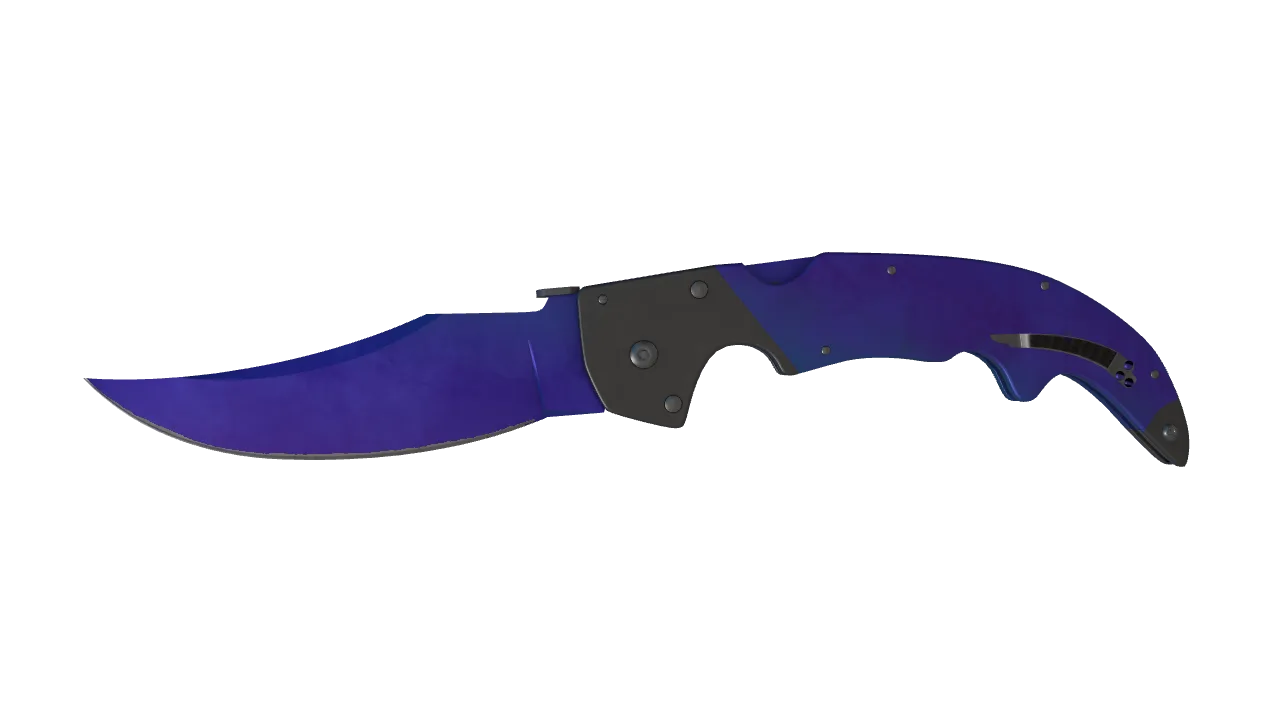 Falchion Knife | Doppler (Sapphire) seed #771, front