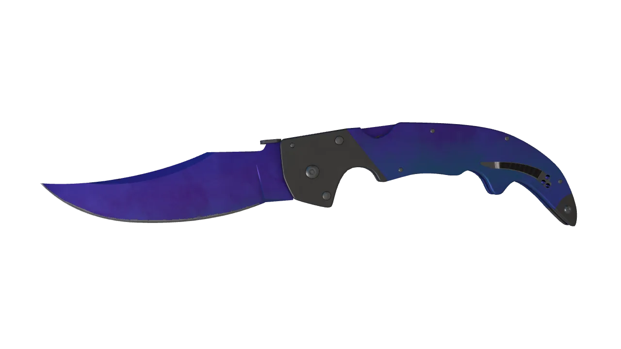 Falchion Knife | Doppler (Sapphire) seed #796, front