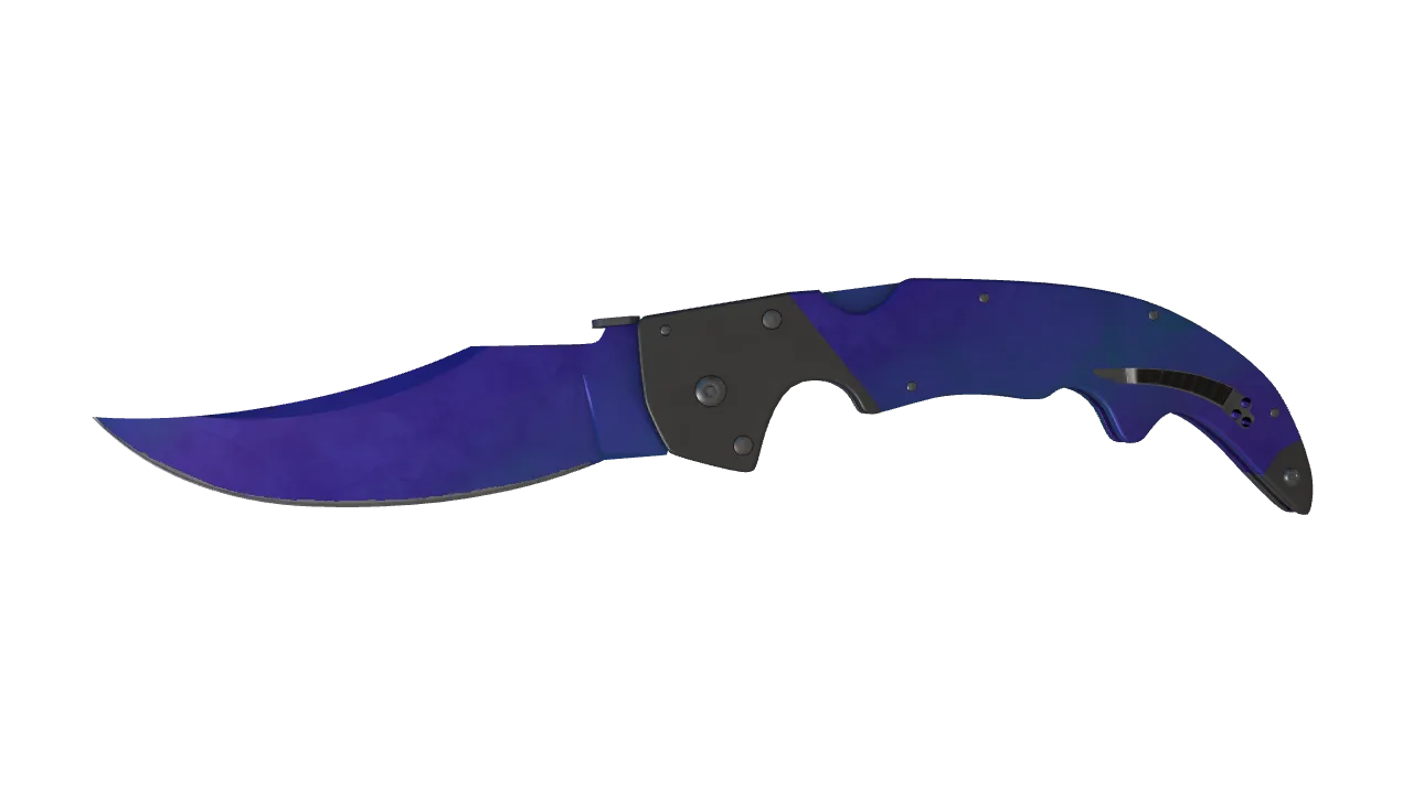 Falchion Knife | Doppler (Sapphire) seed #80, front