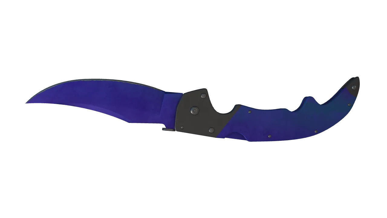 Falchion Knife | Doppler (Sapphire) seed #800, back