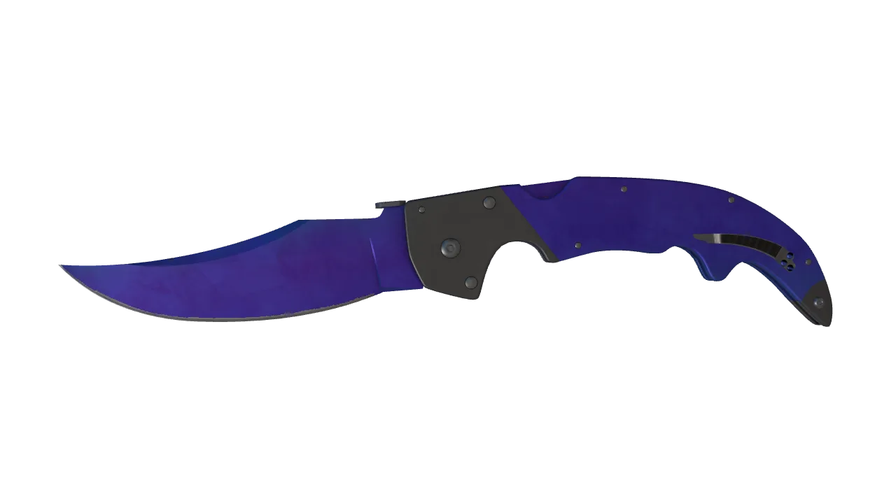 Falchion Knife | Doppler (Sapphire) seed #807, front