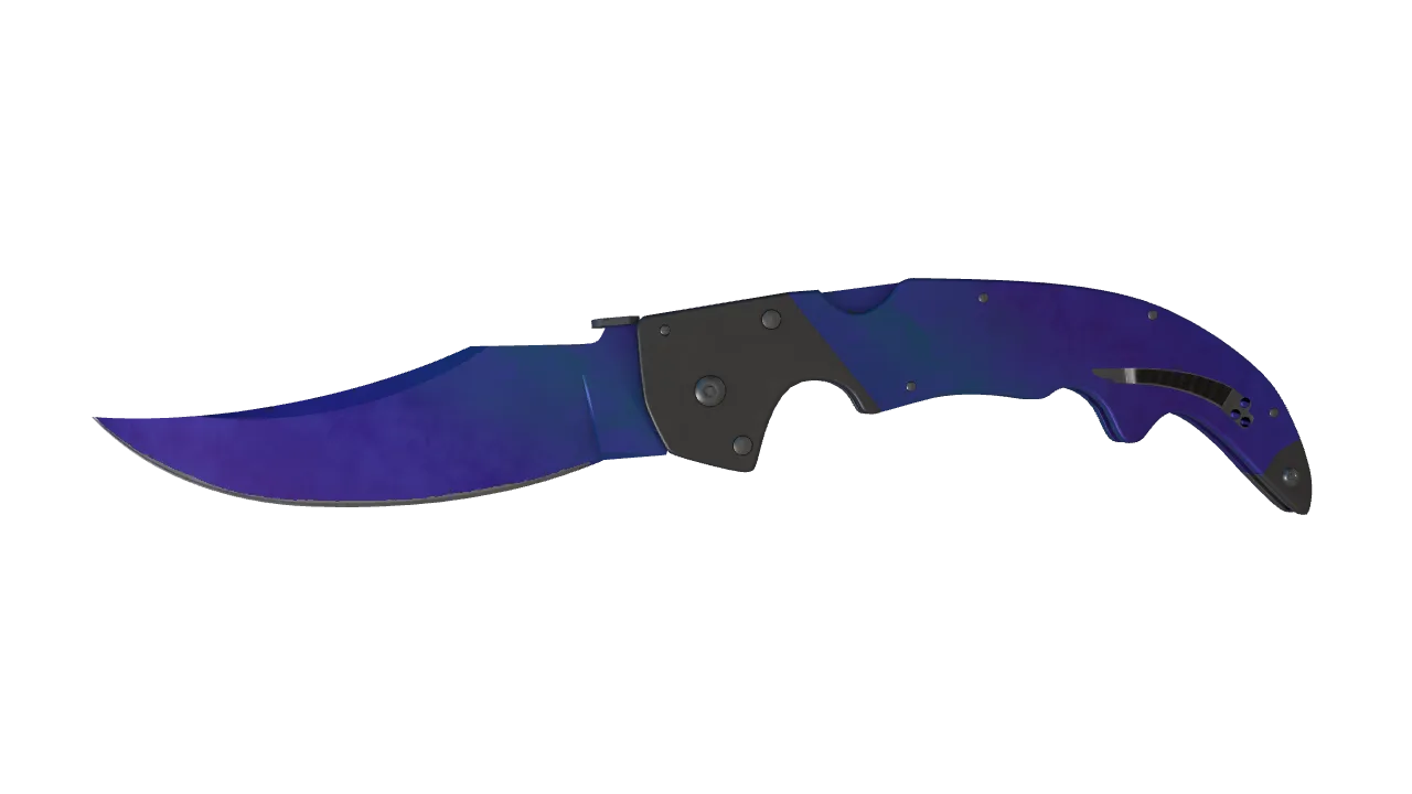 Falchion Knife | Doppler (Sapphire) seed #831, front