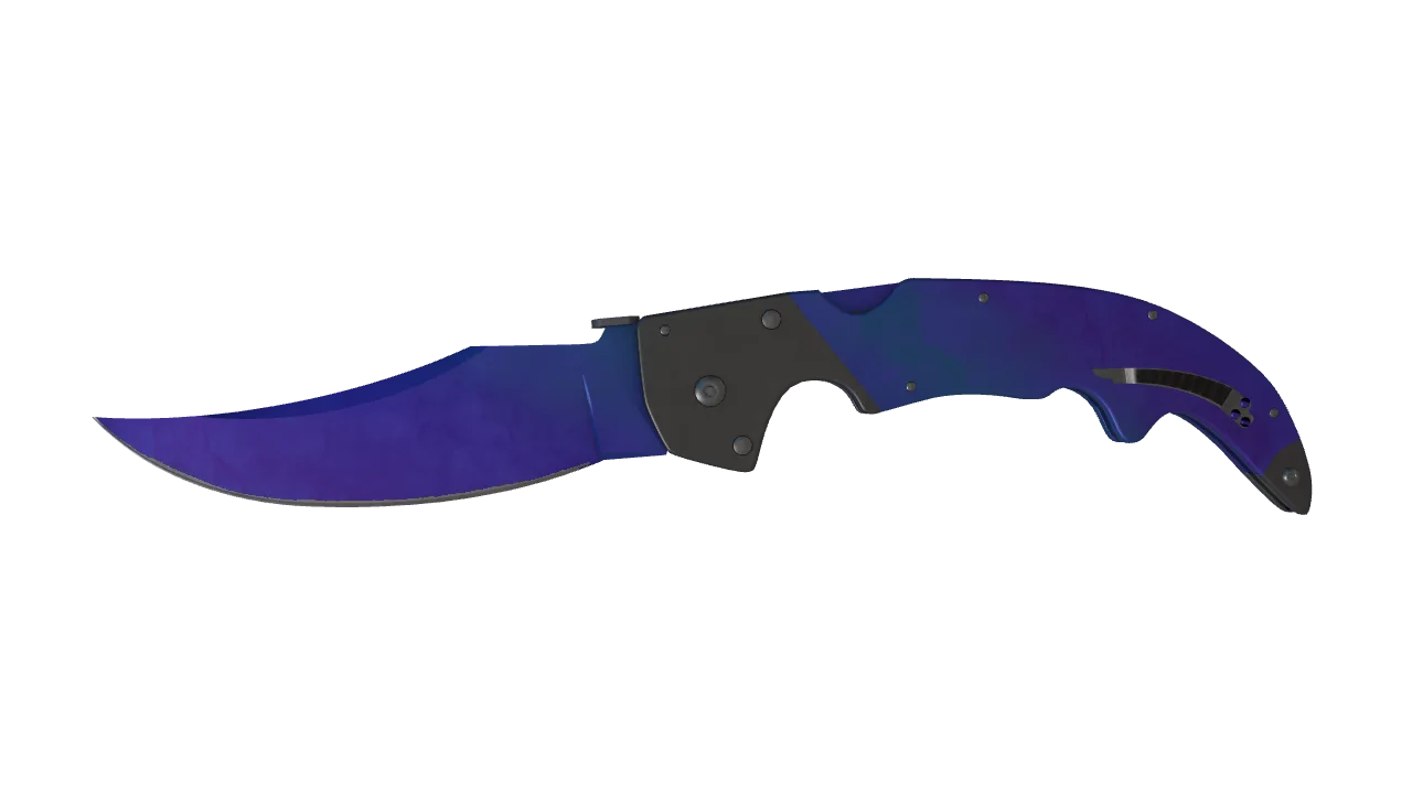 Falchion Knife | Doppler (Sapphire) seed #86, front