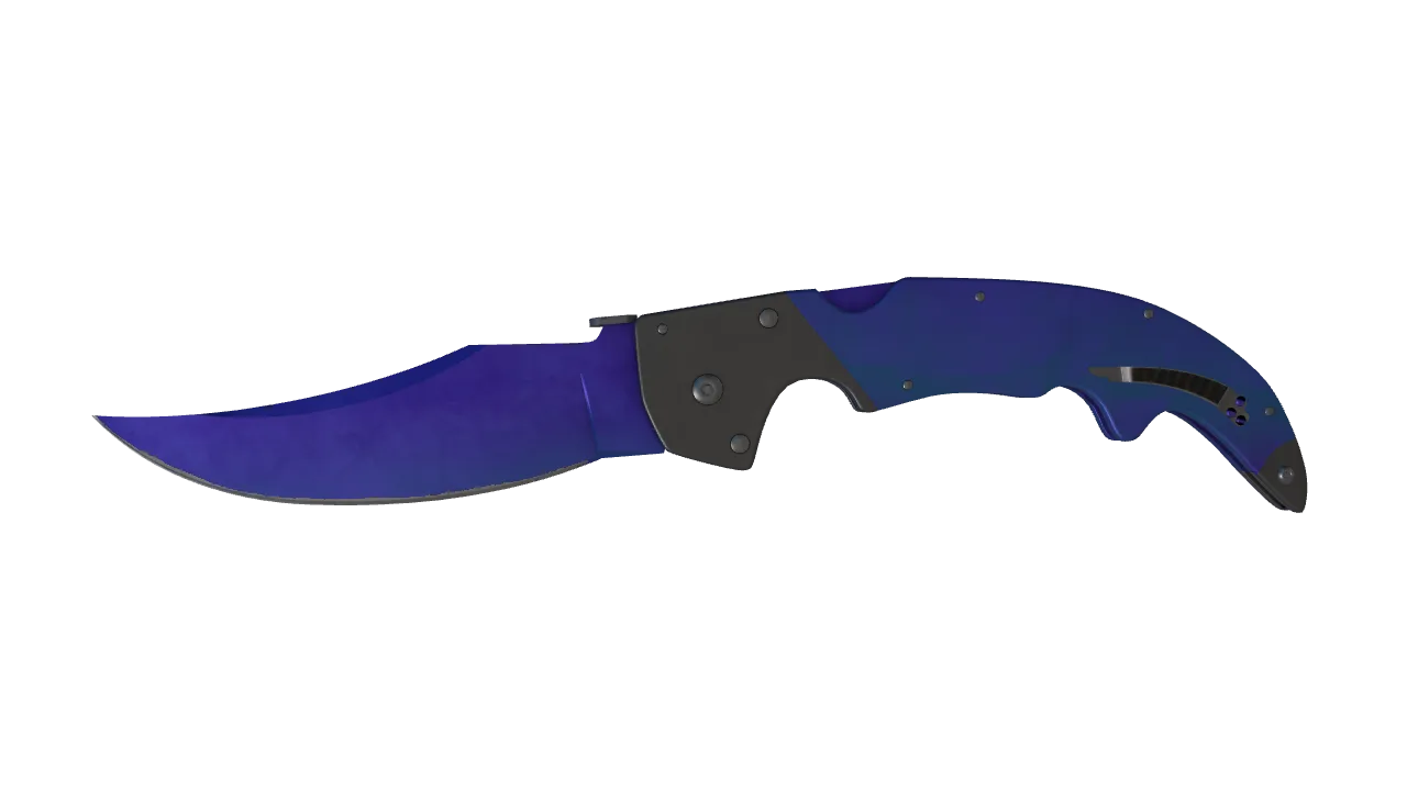Falchion Knife | Doppler (Sapphire) seed #911, front