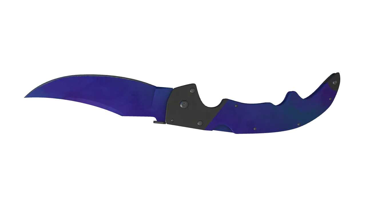 Falchion Knife | Doppler (Sapphire) seed #917, back