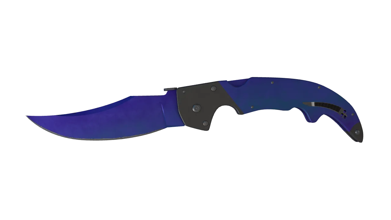 Falchion Knife | Doppler (Sapphire) seed #925, front