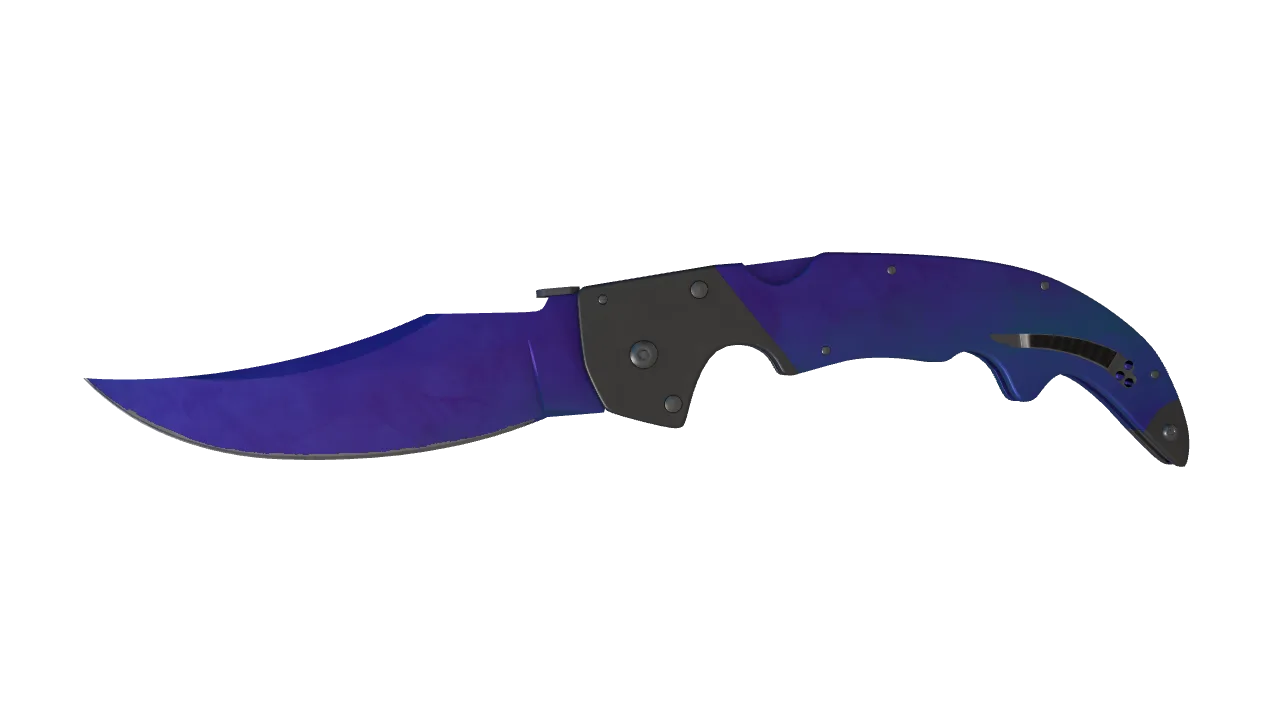 Falchion Knife | Doppler (Sapphire) seed #927, front