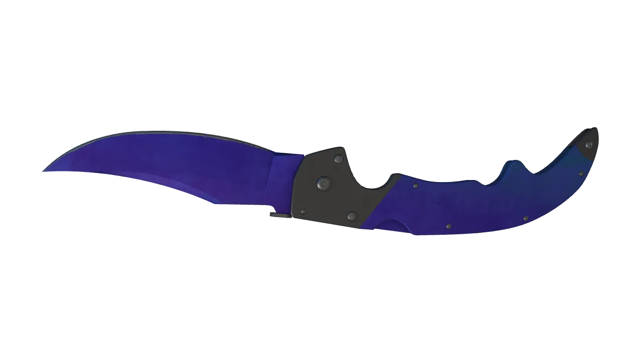 Falchion Knife | Doppler (Sapphire) seed #936, back