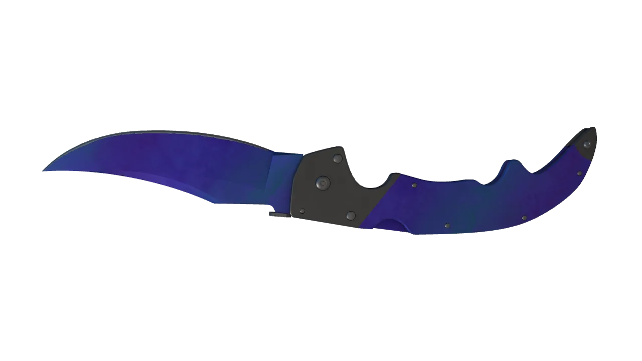 Falchion Knife | Doppler (Sapphire) seed #97, back