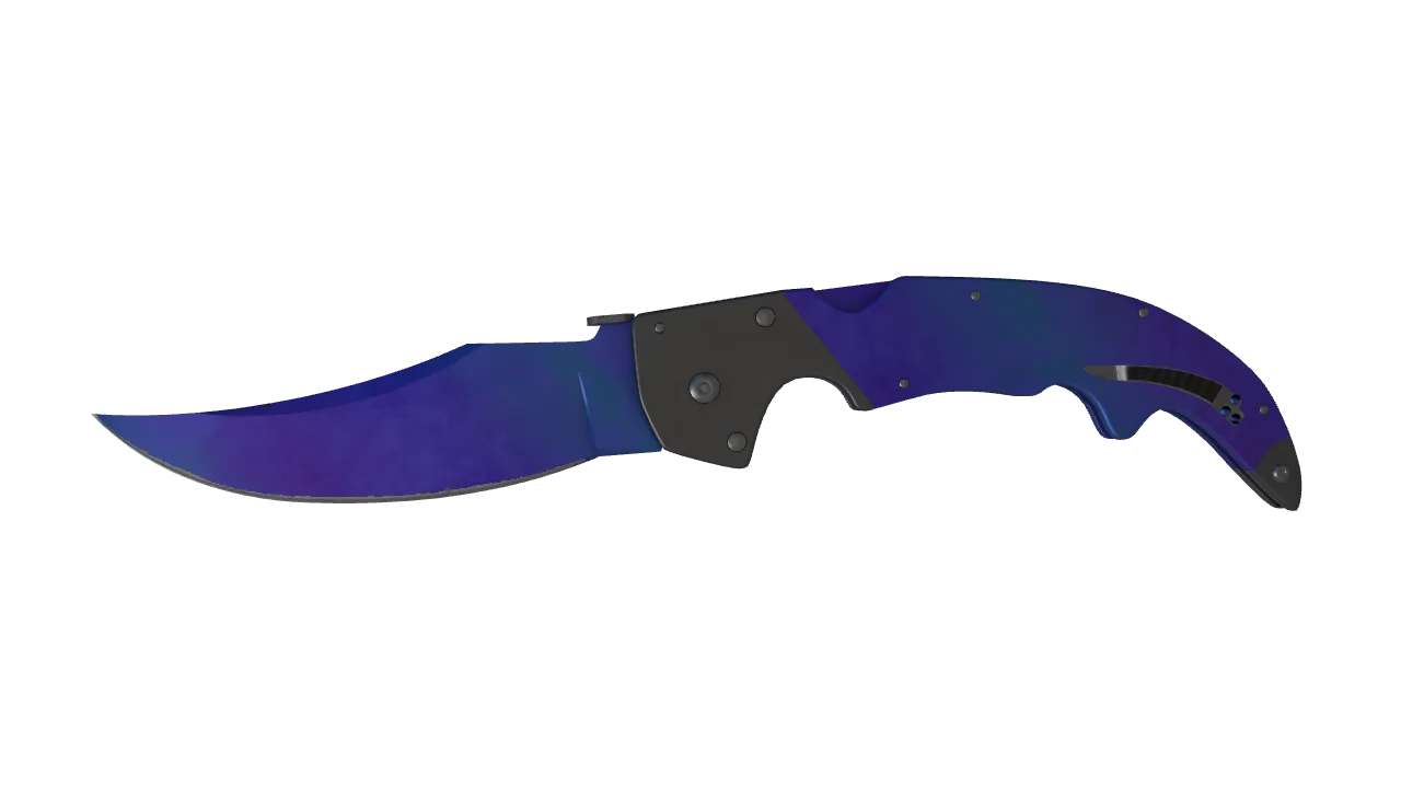 Falchion Knife | Doppler (Sapphire) seed #97, front