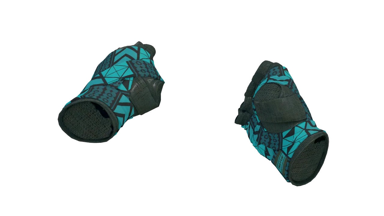 ★ Hand Wraps | Overprint (Factory New) — Dust II light, front
