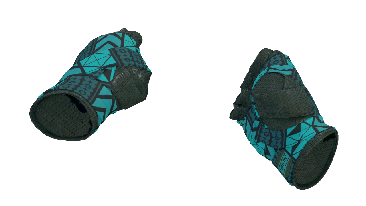 ★ Hand Wraps | Overprint (Minimal Wear) — Dust II light, front