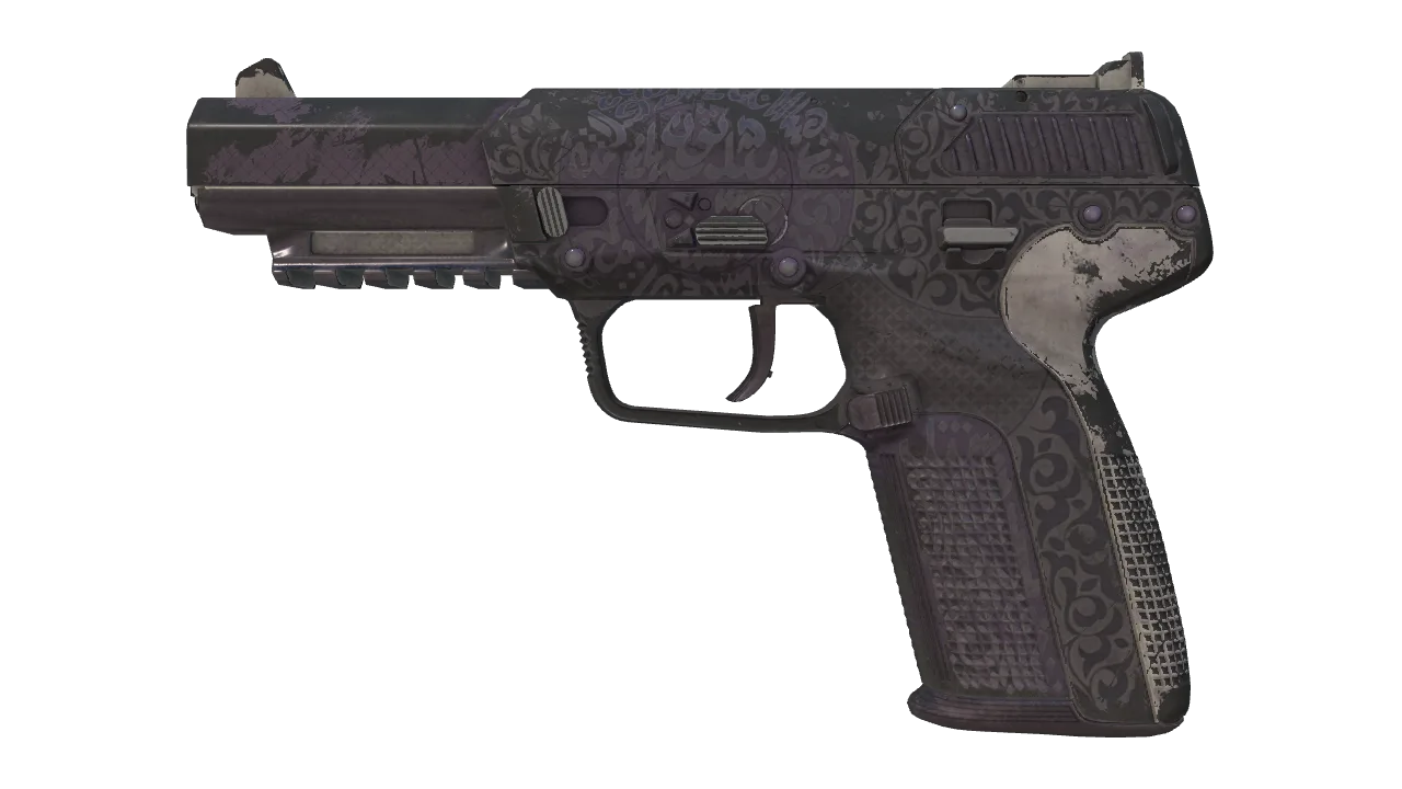 Five-SeveN | Desert Seal (Well-Worn) — Dust II light, front