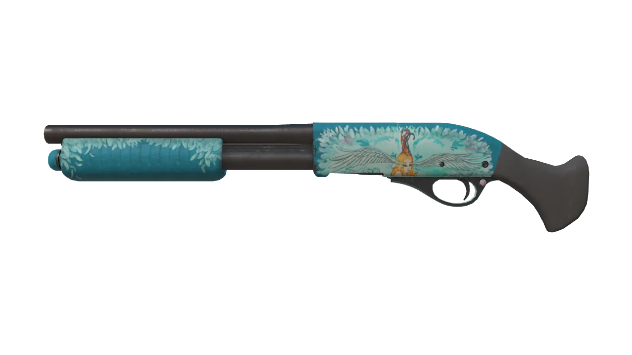 Sawed-Off | Serenity (Factory New) — Dust II light, front