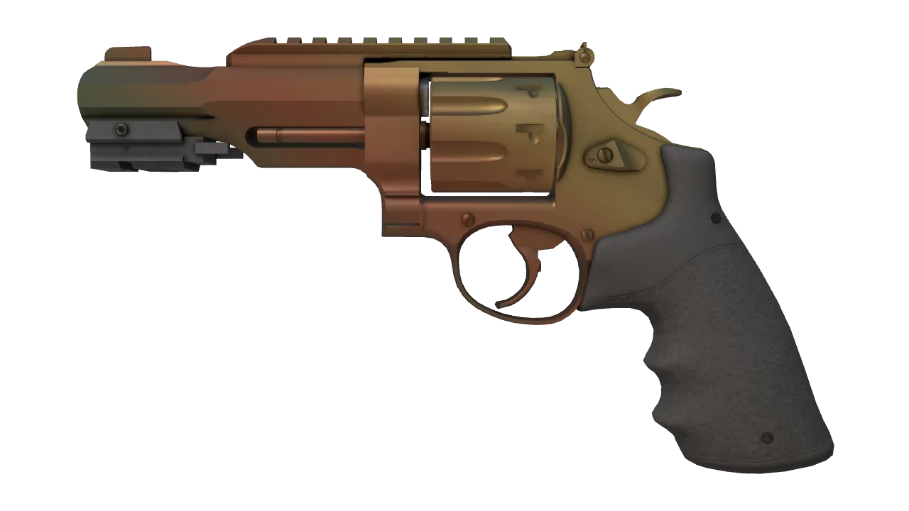 R8 Revolver | Amber Fade seed #449, front