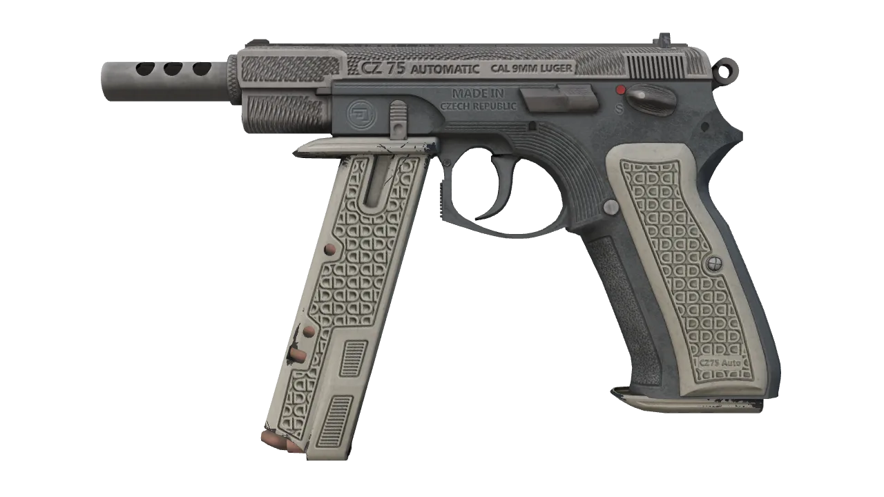 CZ75-Auto | Imprint (Field-Tested) — Dust II light, front