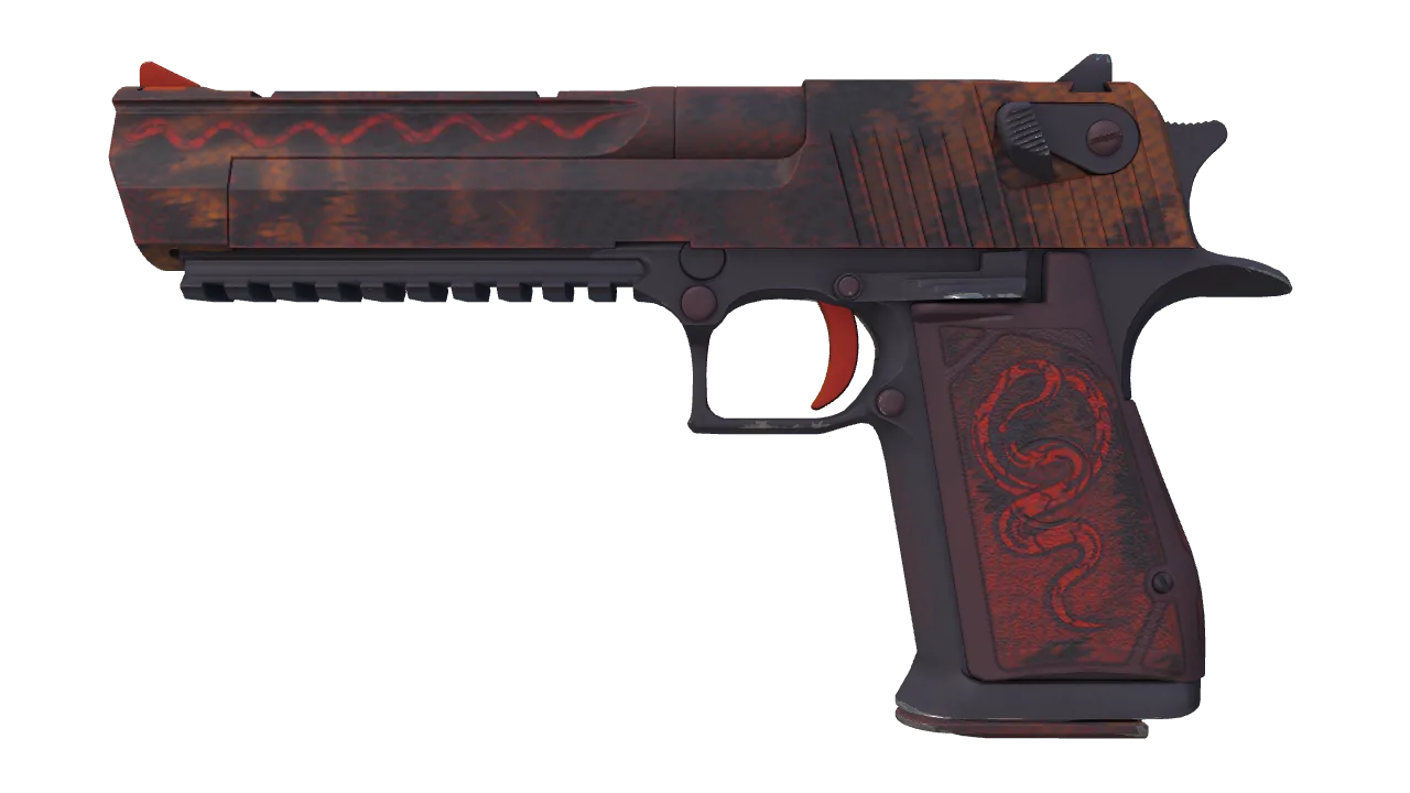 Desert Eagle | Serpent Strike (Factory New) — Dust II light, front