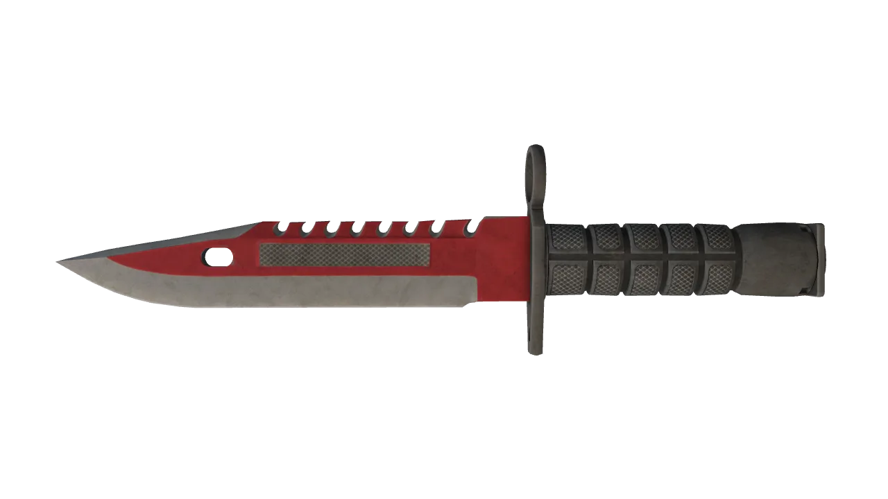 ★ M9 Bayonet | Autotronic (Battle-Scarred) — Dust II light, front