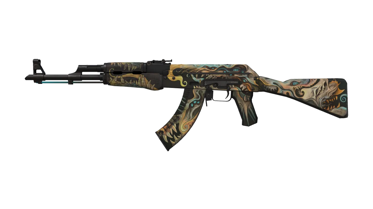 AK-47 | Phantom Disruptor (Minimal Wear) — Dust II light, front