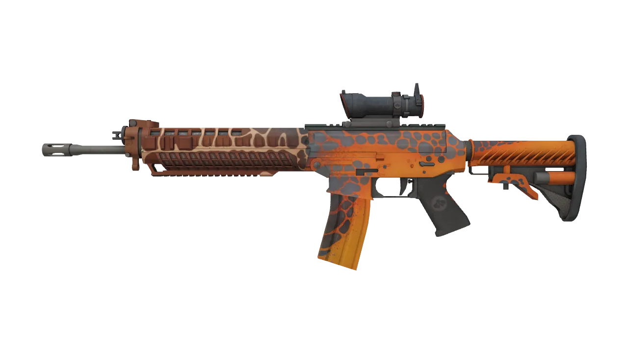 Souvenir SG 553 | Tiger Moth (Factory New) — Dust II light, front