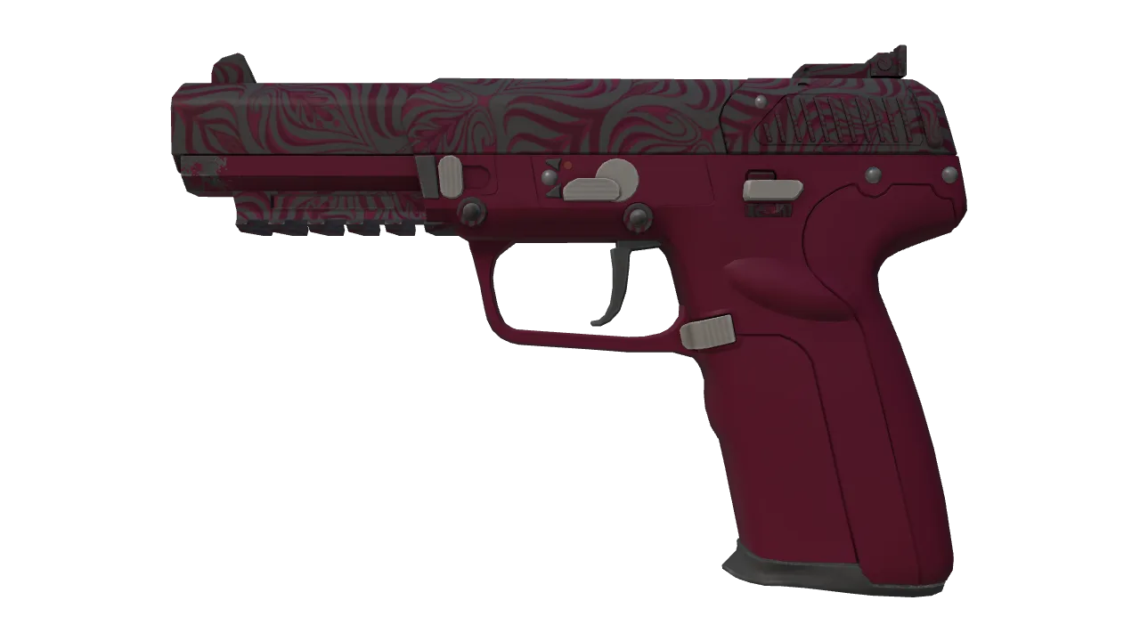 Five-SeveN | Crimson Blossom (Factory New) — Dust II light, front