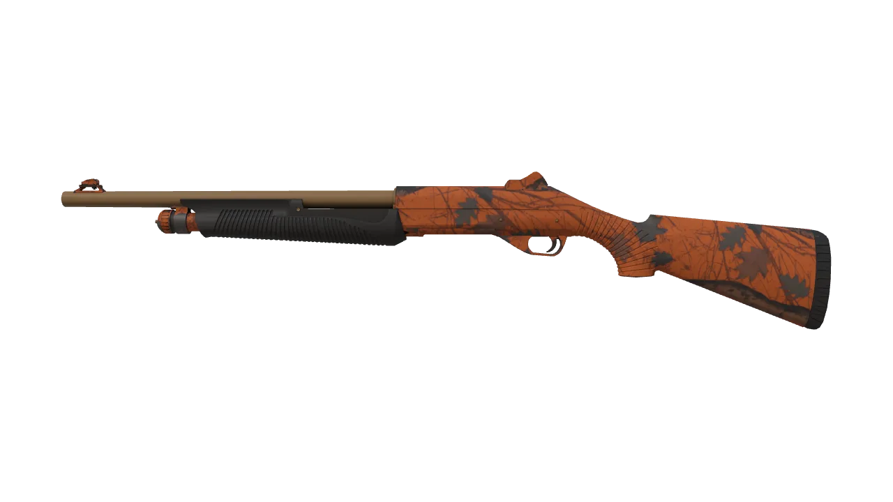 Nova | Blaze Orange (Factory New) — Dust II light, front