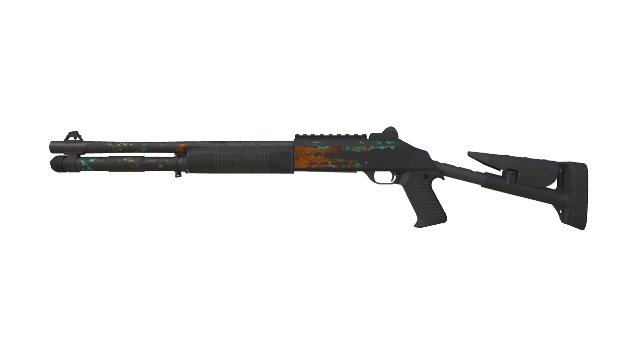 XM1014 | Bone Machine (Battle-Scarred) — Dust II light, front