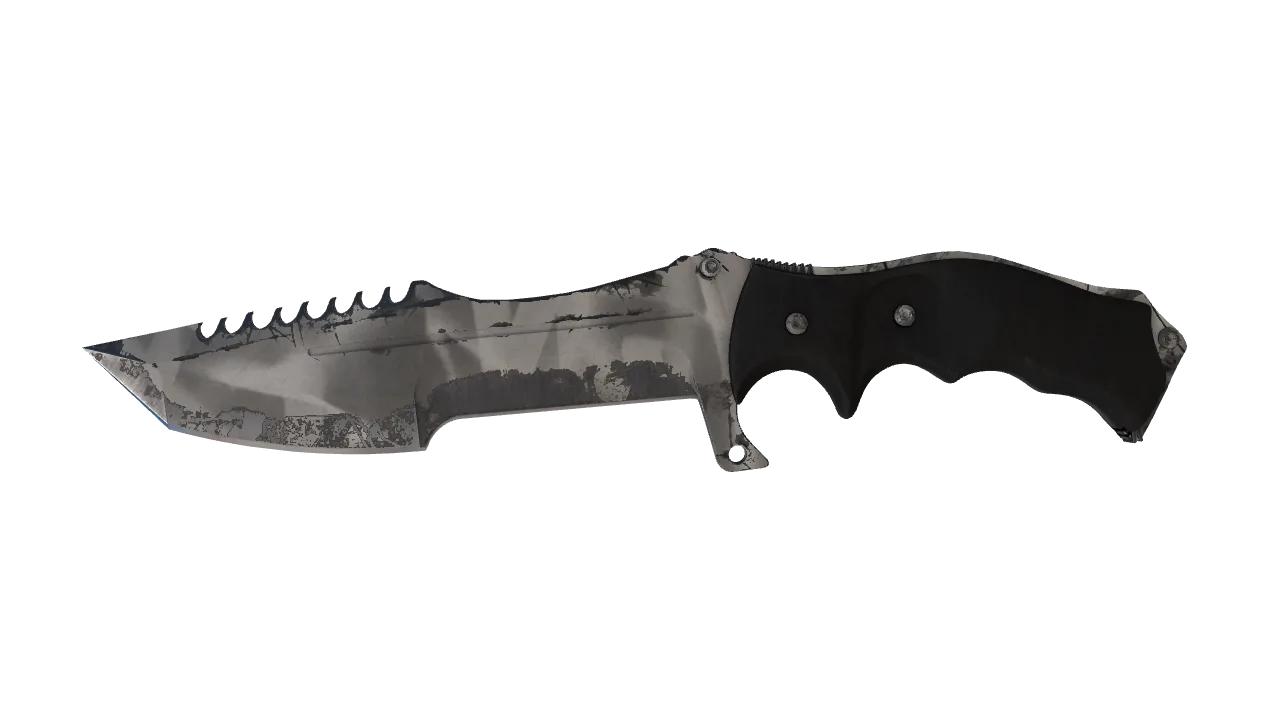 StatTrak™ ★ Huntsman Knife | Urban Masked (Field-Tested) — Dust II light, front