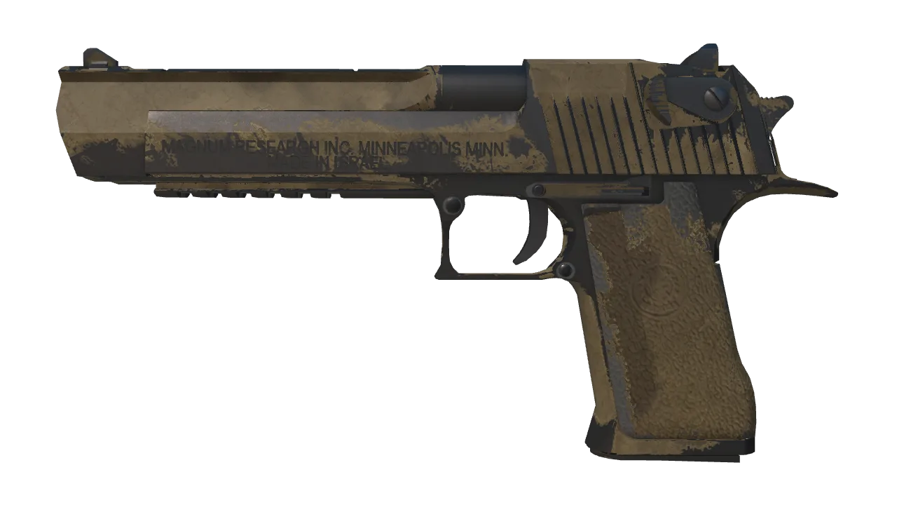 Souvenir Desert Eagle | Mudder (Well-Worn) — Dust II light, front