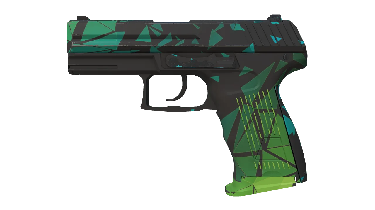 P2000 | Pulse (Factory New) — Dust II light, front