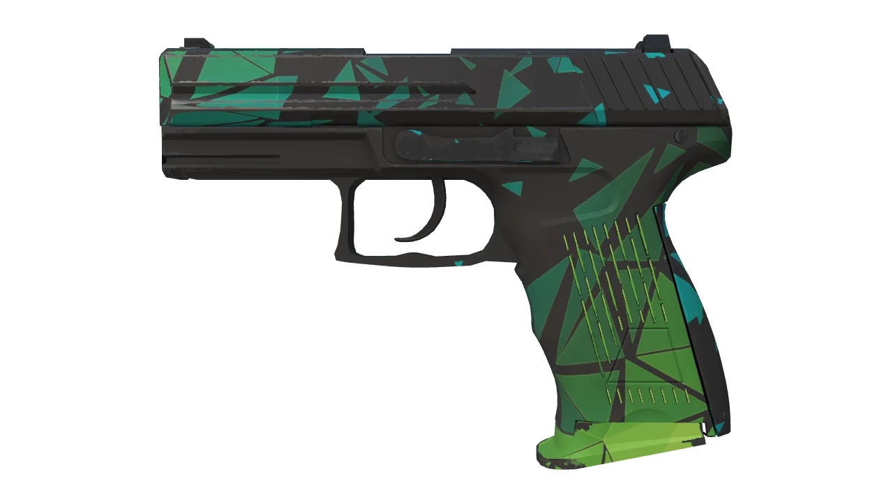 StatTrak™ P2000 | Pulse (Minimal Wear) — Dust II light, front