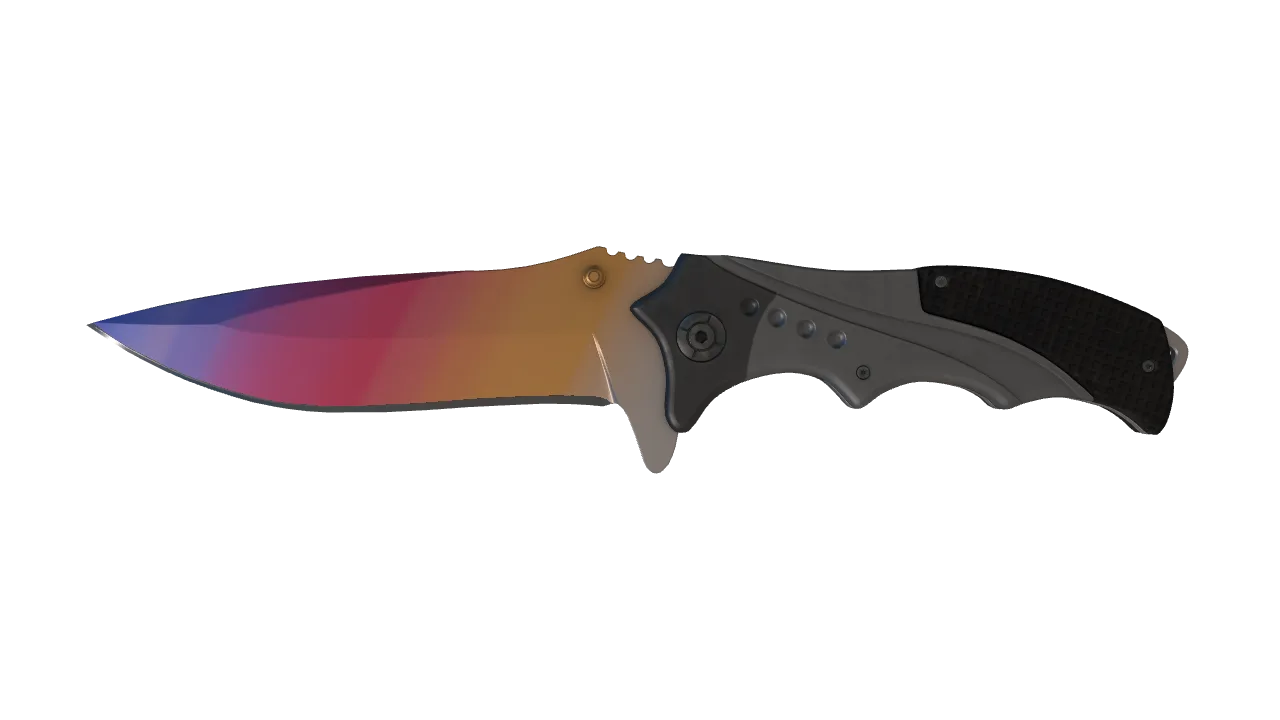 ★ Nomad Knife | Fade (Factory New) — Dust II light, front