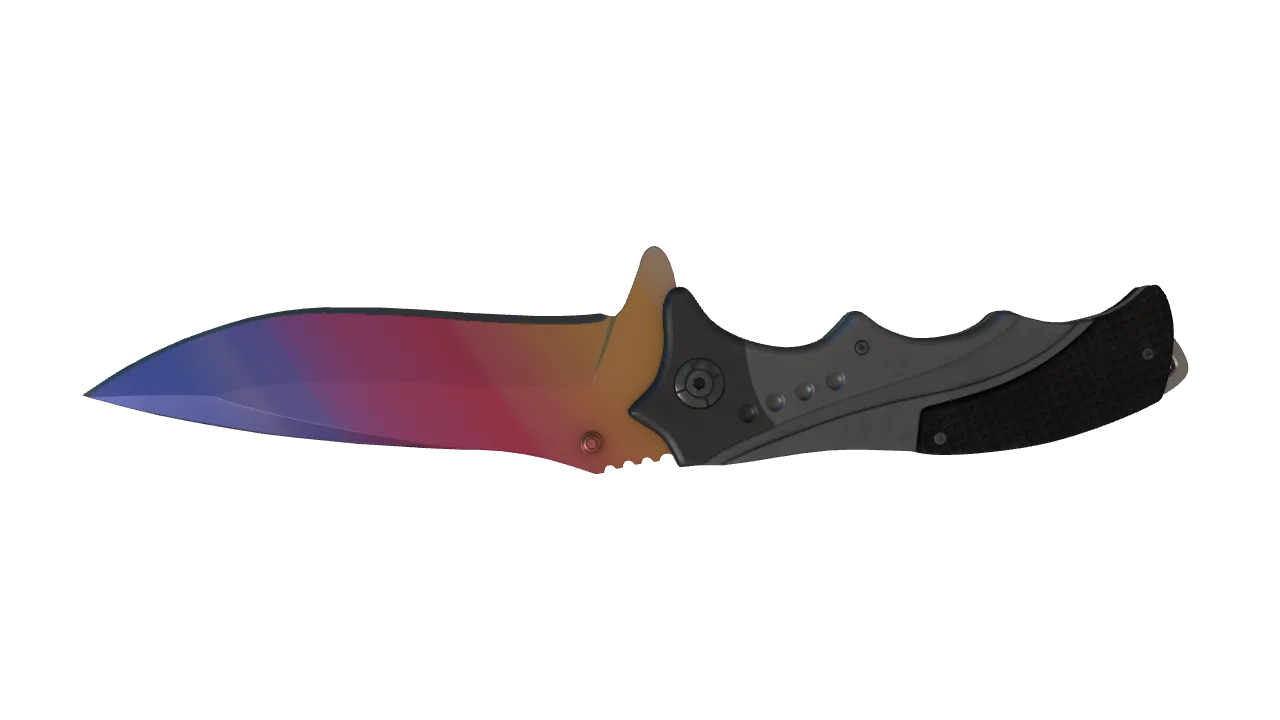 Nomad Knife | Fade seed #422, back