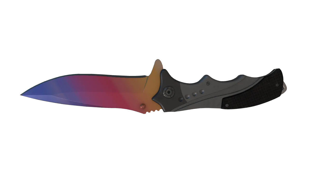 Nomad Knife | Fade seed #892, back