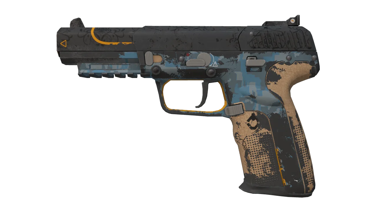 Five-SeveN | Triumvirate (Battle-Scarred) — Dust II light, front