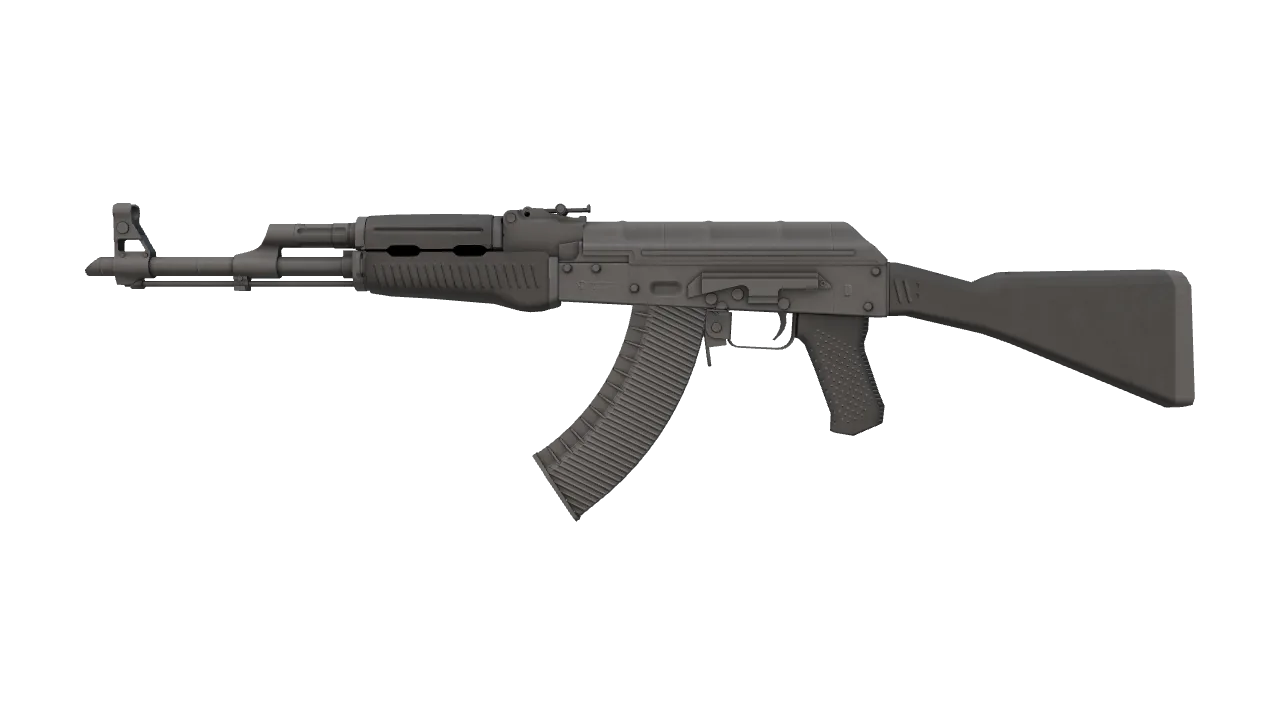 StatTrak™ AK-47 | Slate (Minimal Wear) — Dust II light, front