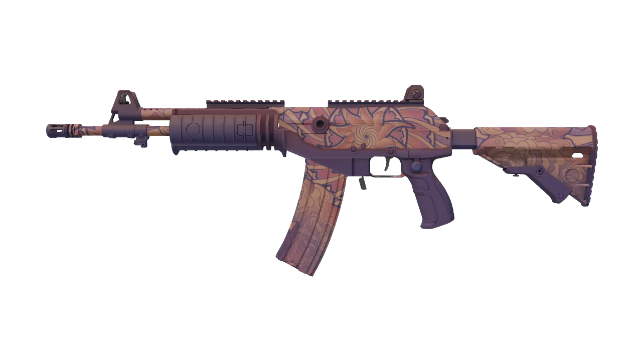 Galil AR | Sky Mandala (Minimal Wear) — Dust II light, front