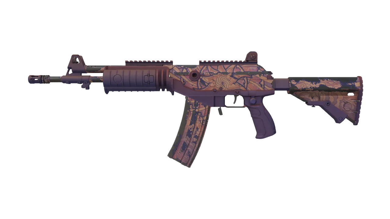 Galil AR | Sky Mandala (Well-Worn) — Dust II light, front