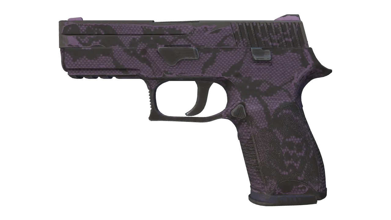 P250 | Plum Netting (Field-Tested) — Dust II light, front