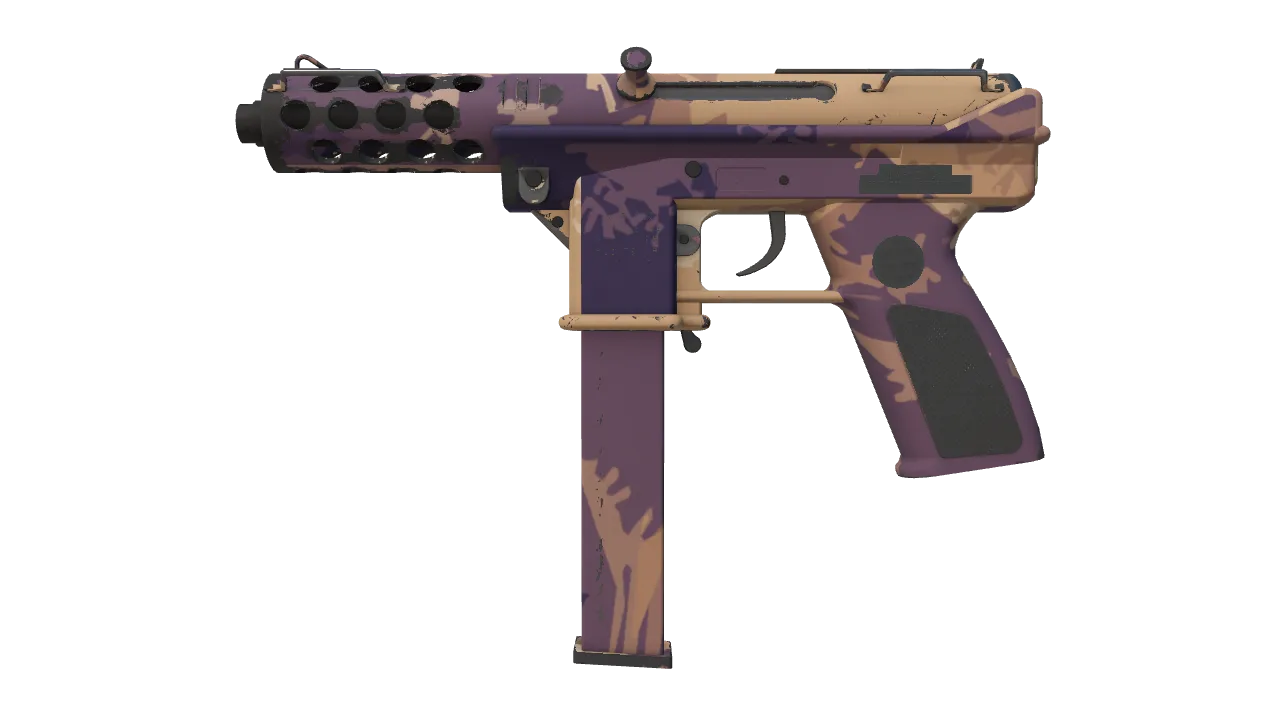 Tec-9 | Sandstorm (Field-Tested) — Dust II light, front