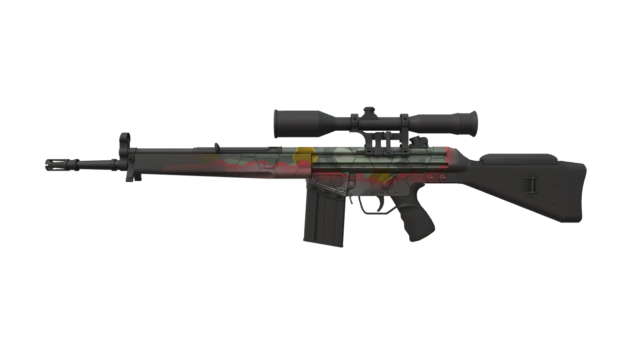 G3SG1 | Keeping Tabs (Factory New) — Dust II light, front