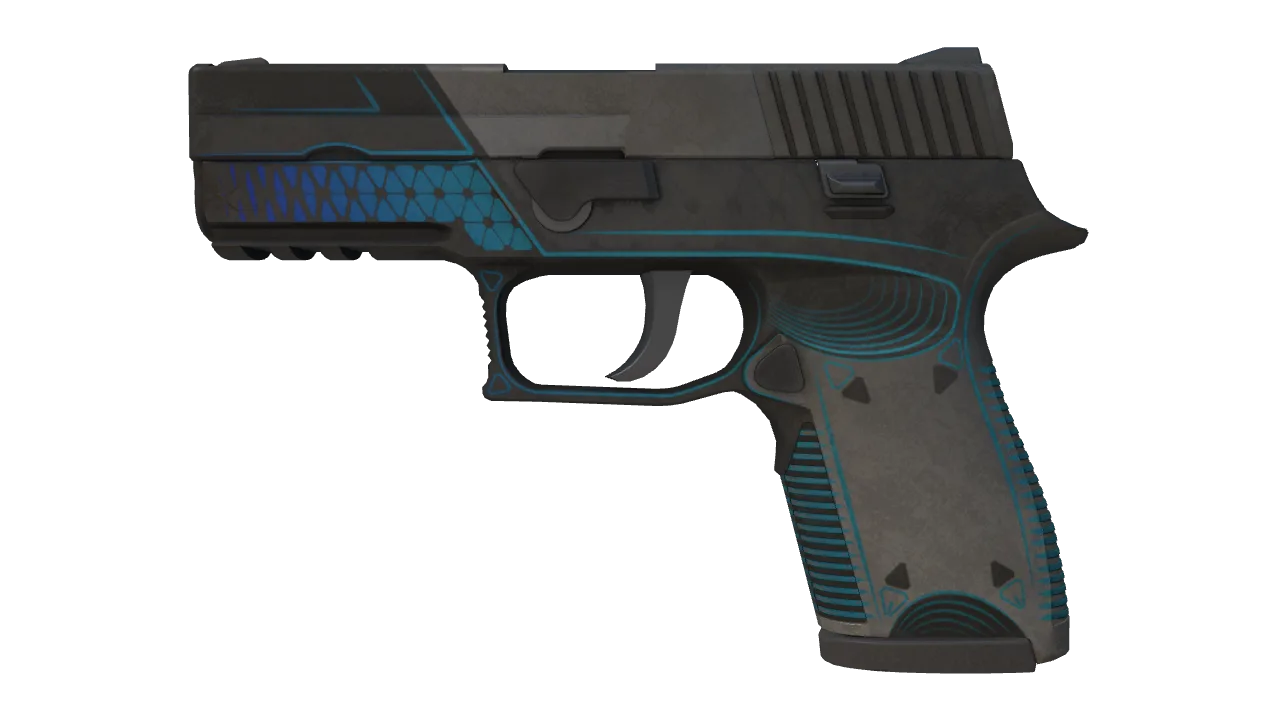 P250 | Valence (Battle-Scarred) — Dust II light, front